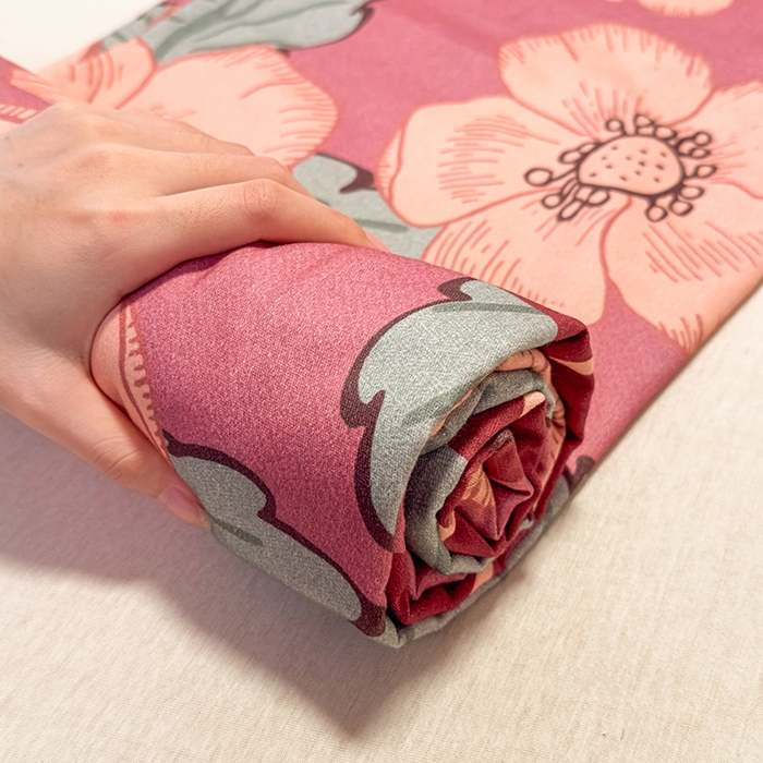 91家纺网 家纺一手货源 找家纺 丝芙妮家居（原乐视家纺） 2025新款全棉磨毛多规格单品床单 草莓兔兔-粉