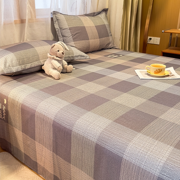 91家纺网 家纺一手货源 找家纺 丝芙妮家居（原乐视家纺） 2025新款全棉磨毛多规格单品床单 格言