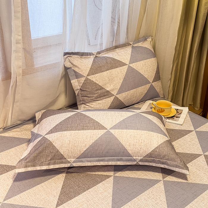 91家纺网 家纺一手货源 找家纺 丝芙妮家居（原乐视家纺） 2025新款全棉磨毛多规格单品床单 云漫-灰