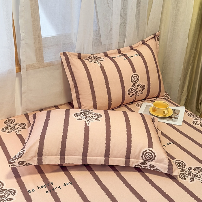 91家纺网 家纺一手货源 找家纺 丝芙妮家居（原乐视家纺） 2025新款全棉磨毛多规格单品床单 暗香-紫