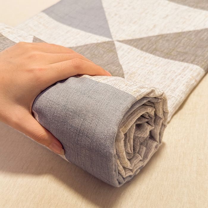 91家纺网 家纺一手货源 找家纺 丝芙妮家居（原乐视家纺） 2025新款全棉磨毛多规格单品床单 云漫-灰