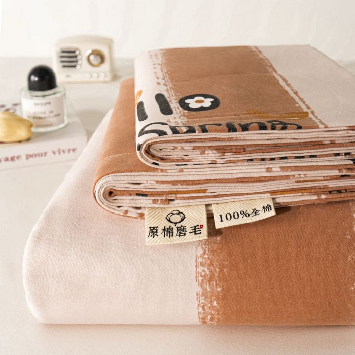 91家纺网 家纺一手货源 找家纺 丝芙妮家居（原乐视家纺） 2025新款全棉磨毛多规格单品床单 罗宾