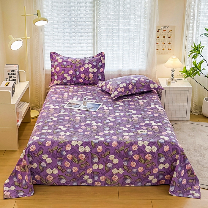 91家纺网 家纺一手货源 找家纺 丝芙妮家居（原乐视家纺） 2025新款全棉磨毛多规格单品床单 云汐