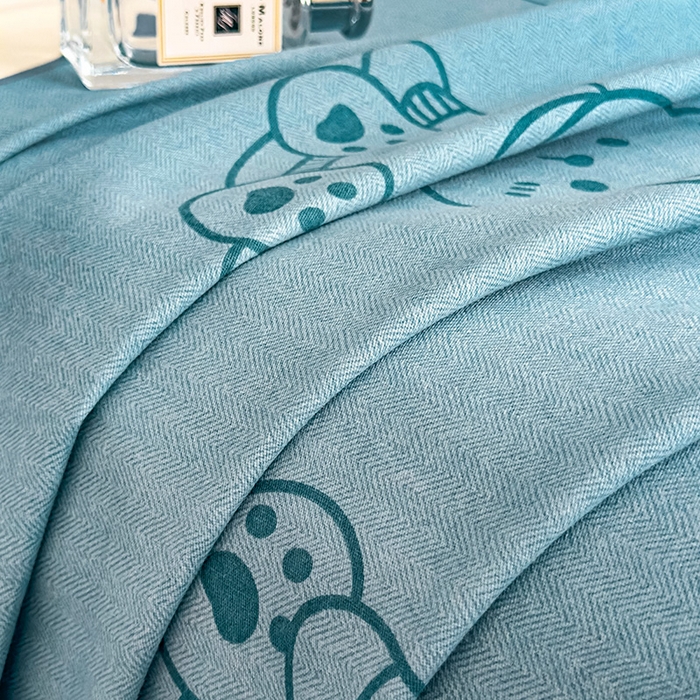 91家纺网 家纺一手货源 找家纺 丝芙妮家居（原乐视家纺） 2025新款全棉磨毛多规格单品床单 淘气熊