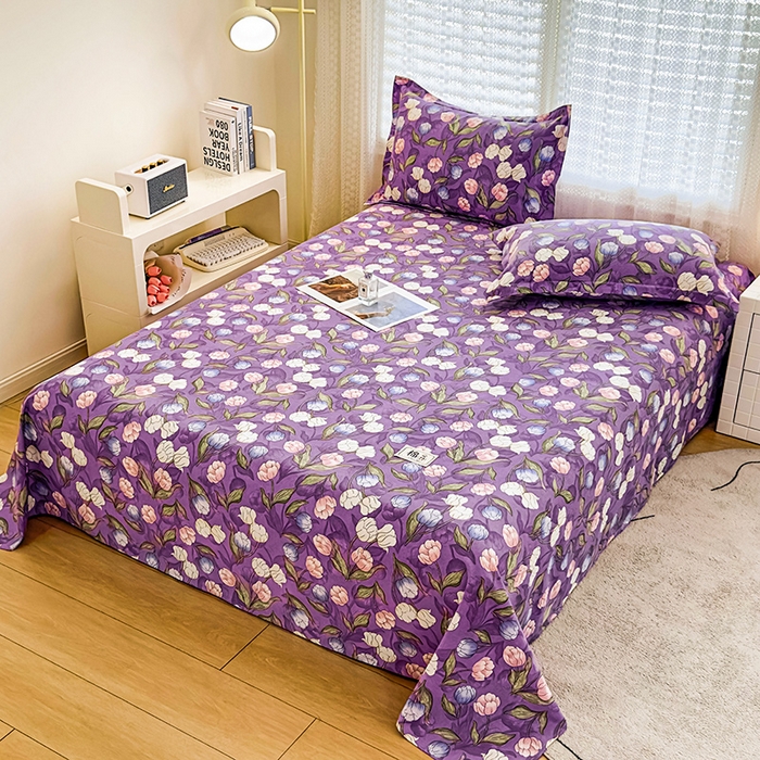 91家纺网 家纺一手货源 找家纺 丝芙妮家居（原乐视家纺） 2025新款全棉磨毛多规格单品床单 云汐