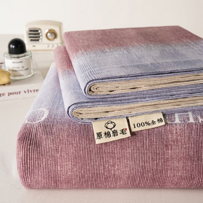 91家纺网 家纺一手货源 找家纺 丝芙妮家居（原乐视家纺） 2025新款全棉磨毛多规格单品床单 伊甸-灰