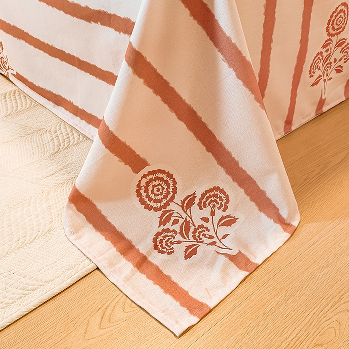 91家纺网 家纺一手货源 找家纺 丝芙妮家居（原乐视家纺） 2025新款全棉磨毛多规格单品床单 暗香-粉