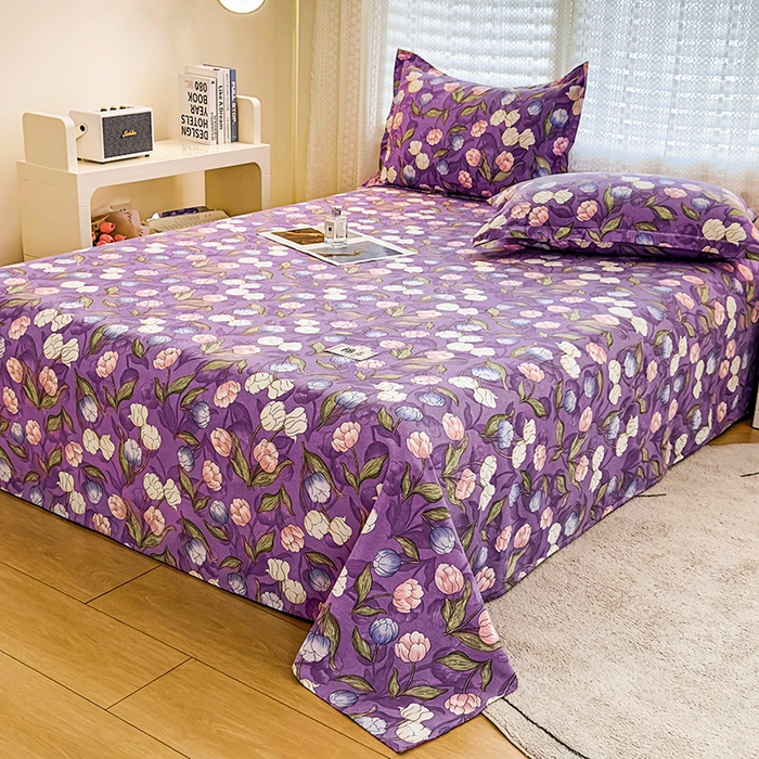 91家纺网 家纺一手货源 找家纺 丝芙妮家居（原乐视家纺） 2025新款全棉磨毛多规格单品床单 云汐