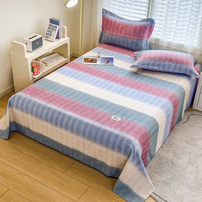 91家纺网 家纺一手货源 找家纺 丝芙妮家居（原乐视家纺） 2025新款全棉磨毛多规格单品床单 伊甸-灰