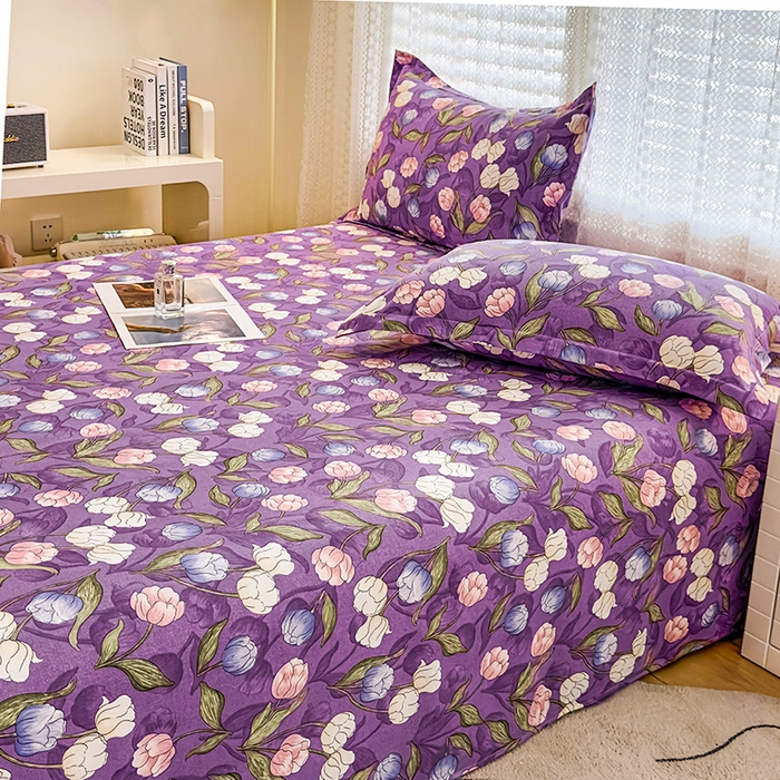 91家纺网 家纺一手货源 找家纺 丝芙妮家居（原乐视家纺） 2025新款全棉磨毛多规格单品床单 云汐