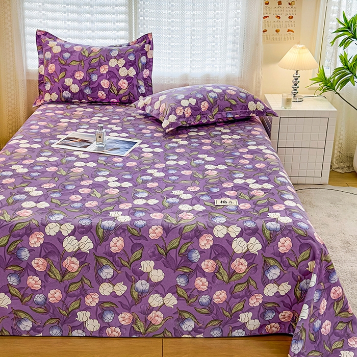 91家纺网 家纺一手货源 找家纺 丝芙妮家居（原乐视家纺） 2025新款全棉磨毛多规格单品床单 云汐