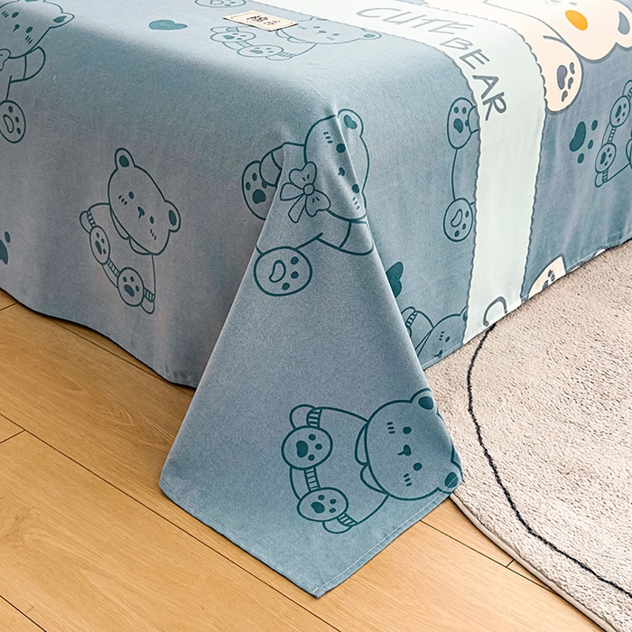 91家纺网 家纺一手货源 找家纺 丝芙妮家居（原乐视家纺） 2025新款全棉磨毛多规格单品床单 淘气熊