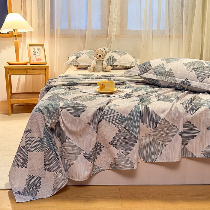 91家纺网 家纺一手货源 找家纺 丝芙妮家居（原乐视家纺） 2025新款全棉磨毛多规格单品床单 简森