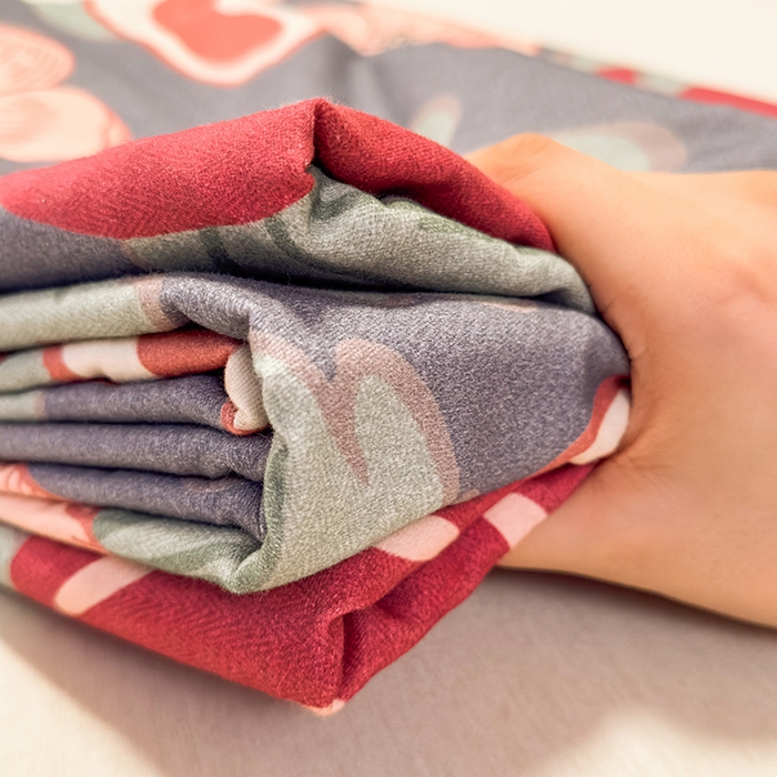 丝芙妮家居（原乐视家纺） 2025新款全棉磨毛多规格单品床单 草莓兔兔-蓝