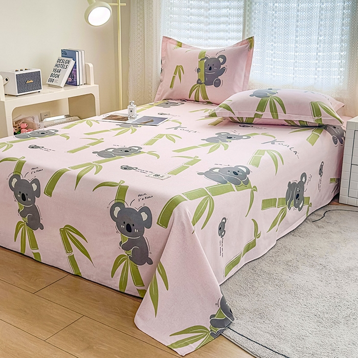 91家纺网 家纺一手货源 找家纺 丝芙妮家居（原乐视家纺） 2025新款全棉磨毛多规格单品床单 考拉