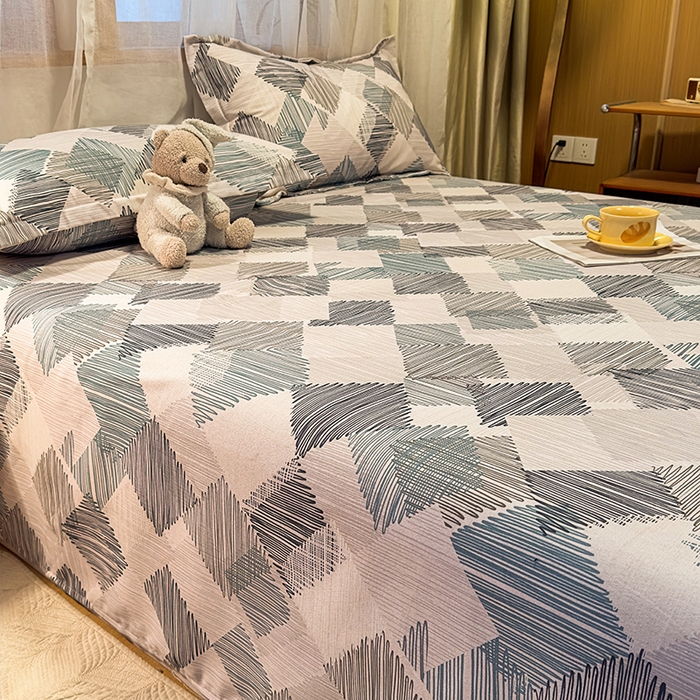 91家纺网 家纺一手货源 找家纺 丝芙妮家居（原乐视家纺） 2025新款全棉磨毛多规格单品床单 简森