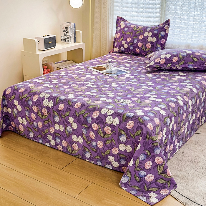 91家纺网 家纺一手货源 找家纺 丝芙妮家居（原乐视家纺） 2025新款全棉磨毛多规格单品床单 云汐