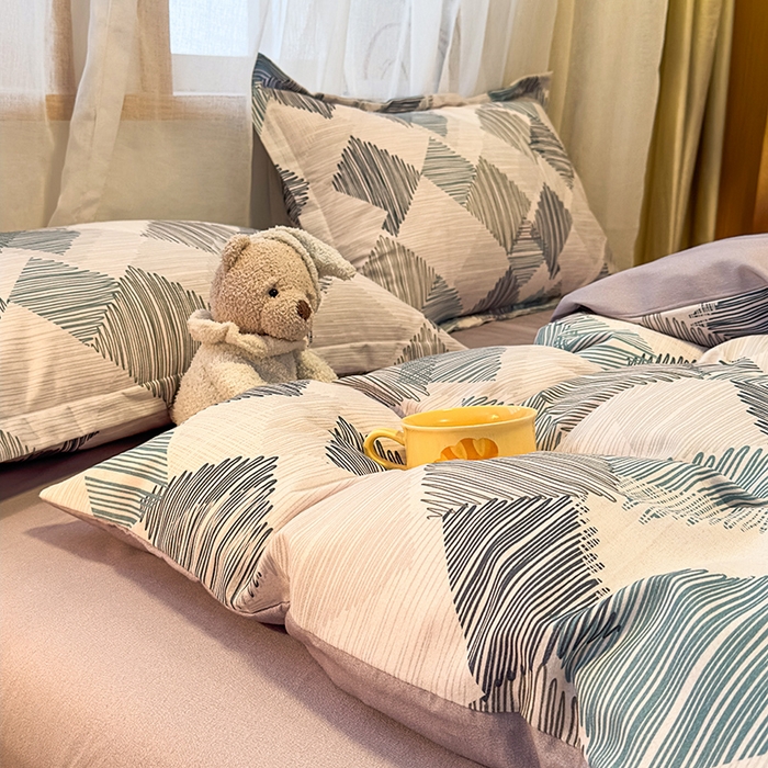 91家纺网 家纺一手货源 找家纺 丝芙妮家居（原乐视家纺） 2025新款全棉磨毛多规格单品床单 简森