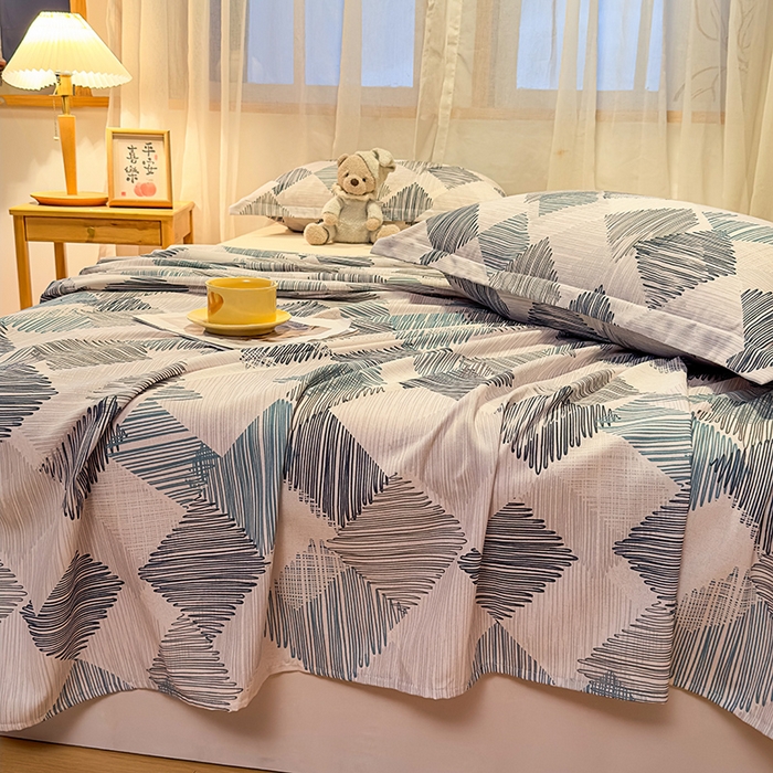 91家纺网 家纺一手货源 找家纺 丝芙妮家居（原乐视家纺） 2025新款全棉磨毛多规格单品床单 简森