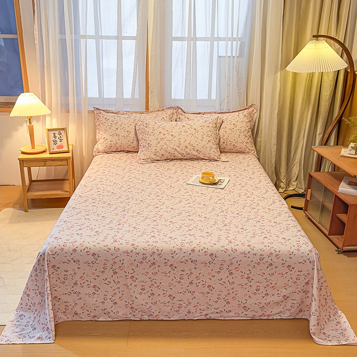 91家纺网 家纺一手货源 找家纺 丝芙妮家居（原乐视家纺） 2025新款全棉磨毛多规格单品床单 莫奈