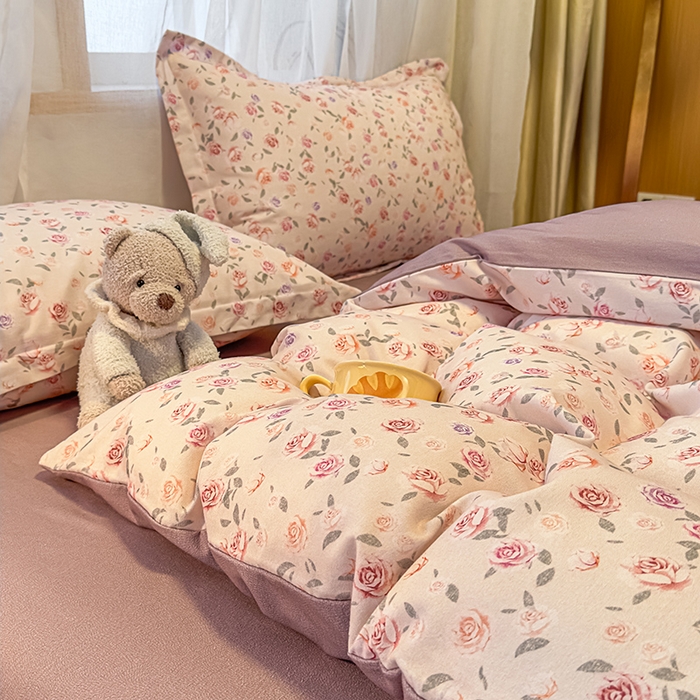 91家纺网 家纺一手货源 找家纺 丝芙妮家居（原乐视家纺） 2025新款全棉磨毛多规格单品床单 莫奈