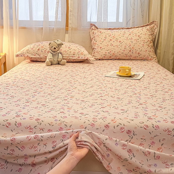 91家纺网 家纺一手货源 找家纺 丝芙妮家居（原乐视家纺） 2025新款全棉磨毛多规格单品床单 莫奈