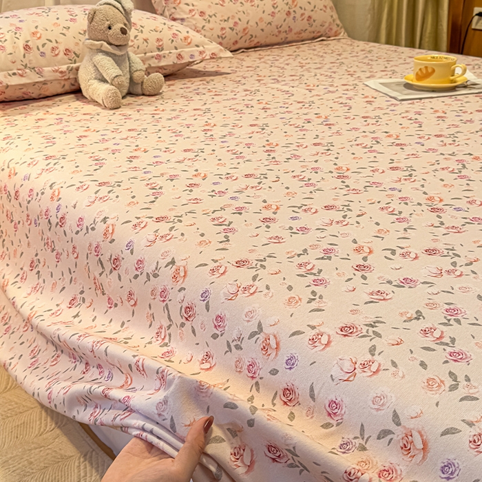 91家纺网 家纺一手货源 找家纺 丝芙妮家居（原乐视家纺） 2025新款全棉磨毛多规格单品床单 莫奈