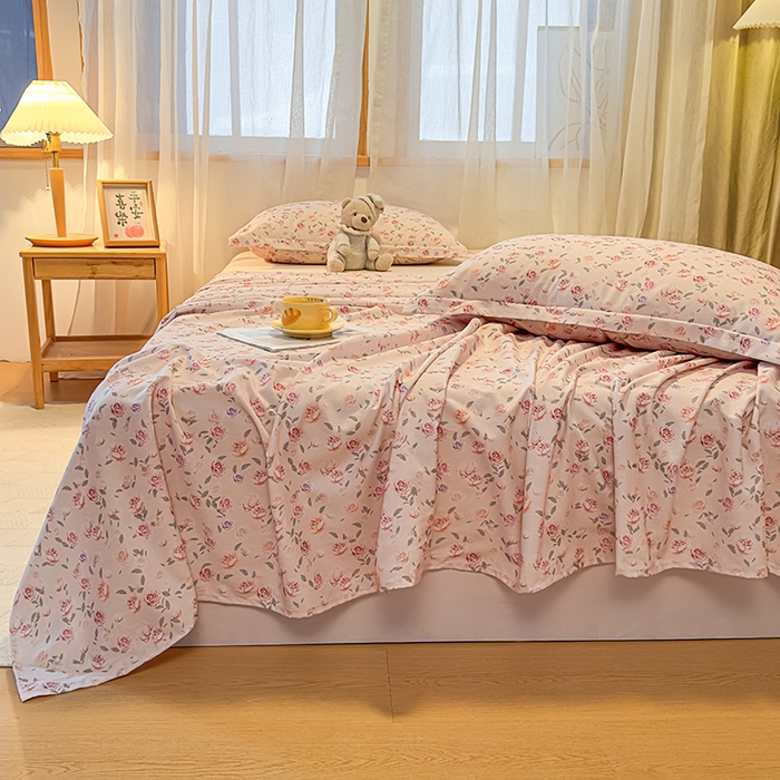 91家纺网 家纺一手货源 找家纺 丝芙妮家居（原乐视家纺） 2025新款全棉磨毛多规格单品床单 莫奈