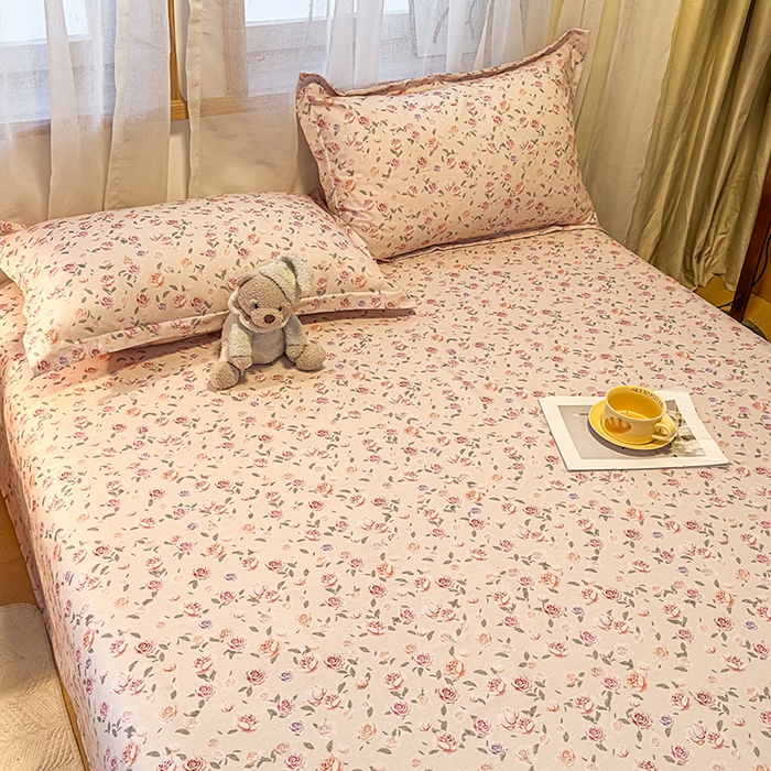 91家纺网 家纺一手货源 找家纺 丝芙妮家居（原乐视家纺） 2025新款全棉磨毛多规格单品床单 莫奈