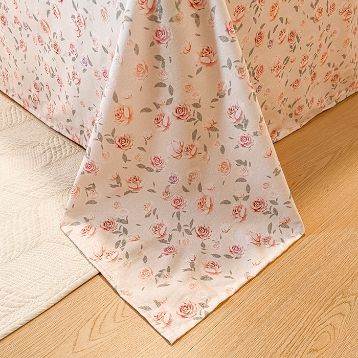 91家纺网 家纺一手货源 找家纺 丝芙妮家居（原乐视家纺） 2025新款全棉磨毛多规格单品床单 莫奈