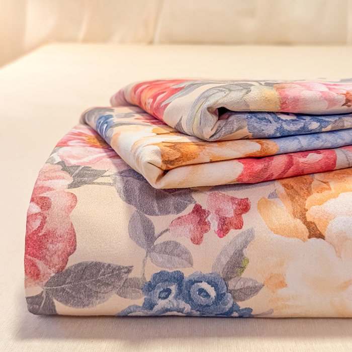 91家纺网 家纺一手货源 找家纺 丝芙妮家居（原乐视家纺） 2025新款全棉磨毛多规格单品床单 锦簇