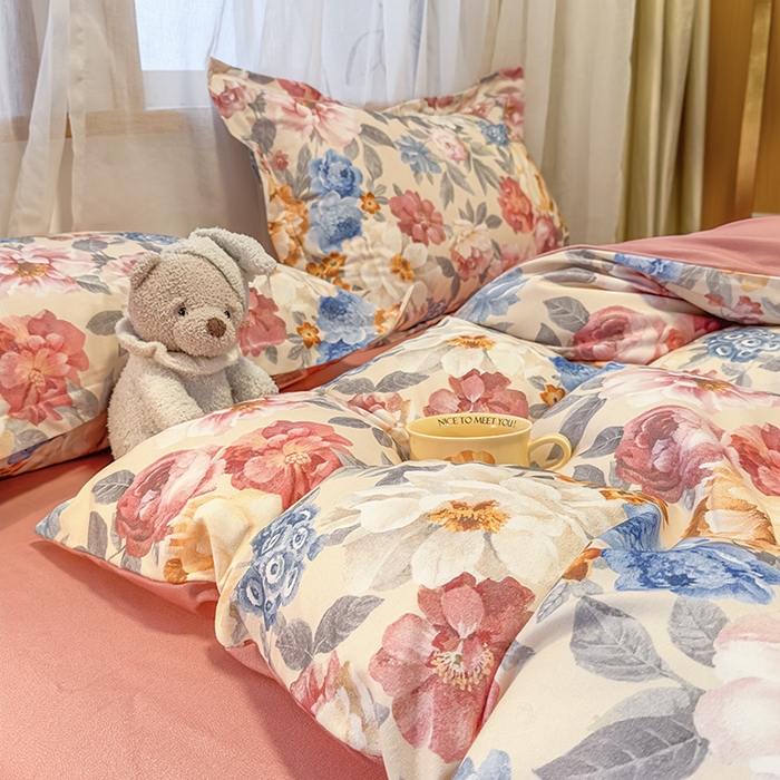 91家纺网 家纺一手货源 找家纺 丝芙妮家居（原乐视家纺） 2025新款全棉磨毛多规格单品床单 锦簇