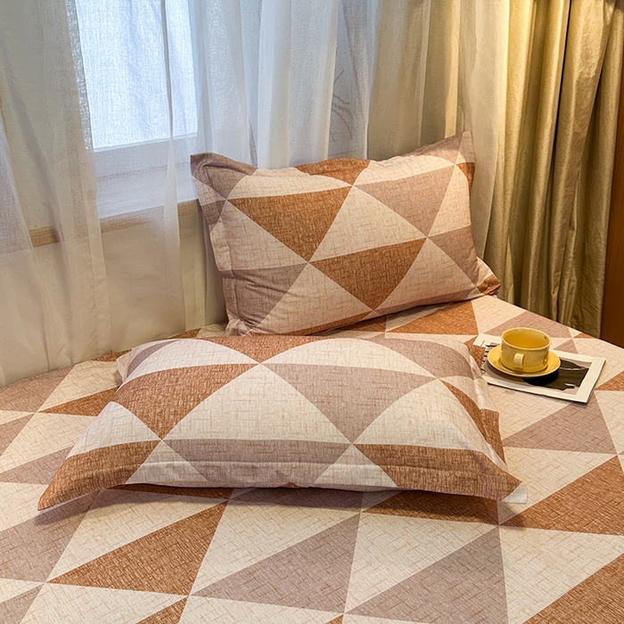 91家纺网 家纺一手货源 找家纺 丝芙妮家居（原乐视家纺） 2025新款全棉磨毛多规格单品床单 云漫-咖