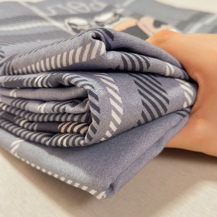 丝芙妮家居（原乐视家纺） 2025新款全棉磨毛多规格单品床单 维尼小熊-蓝