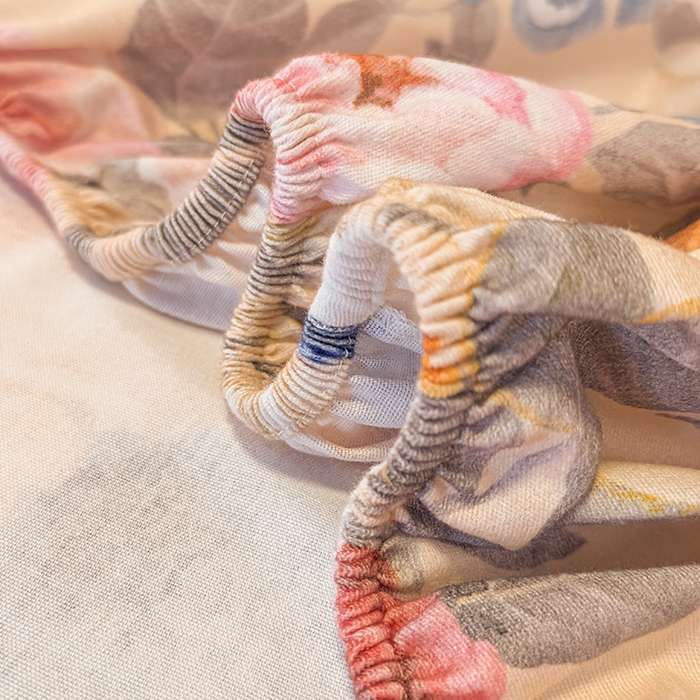 91家纺网 家纺一手货源 找家纺 丝芙妮家居（原乐视家纺） 2025新款全棉磨毛多规格单品床笠 锦簇