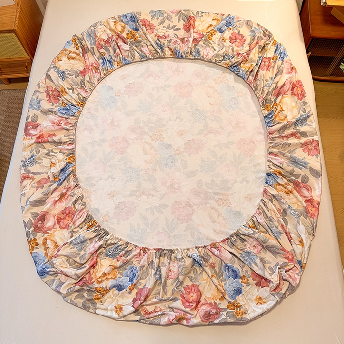 91家纺网 家纺一手货源 找家纺 丝芙妮家居（原乐视家纺） 2025新款全棉磨毛多规格单品床笠 锦簇