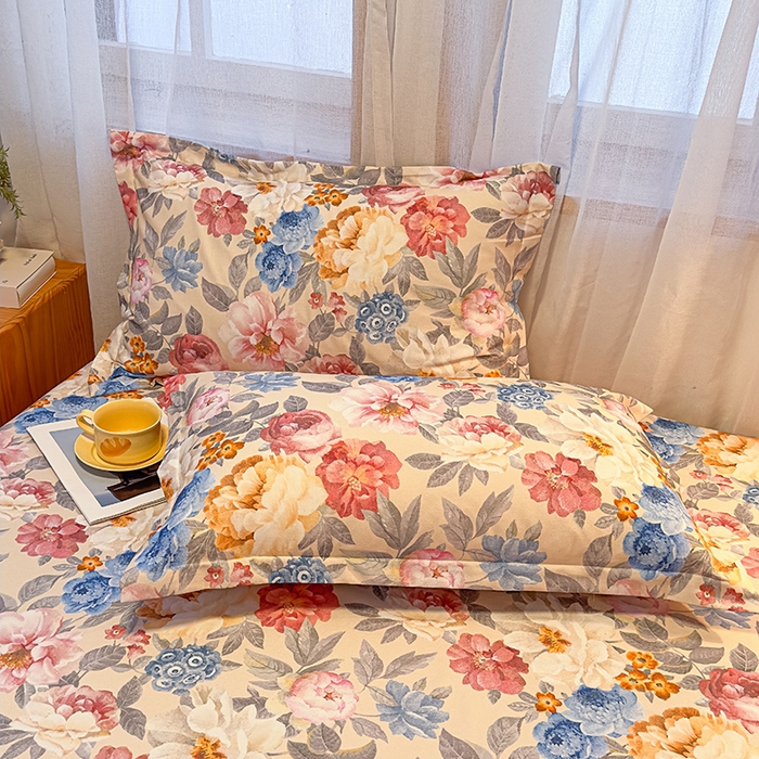 91家纺网 家纺一手货源 找家纺 丝芙妮家居（原乐视家纺） 2025新款全棉磨毛多规格单品床笠 锦簇