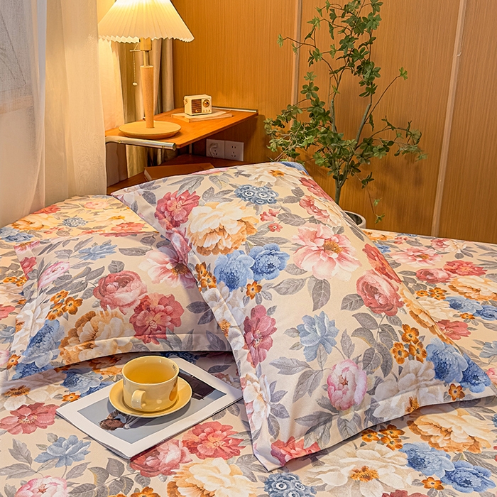 91家纺网 家纺一手货源 找家纺 丝芙妮家居（原乐视家纺） 2025新款全棉磨毛多规格单品床笠 锦簇