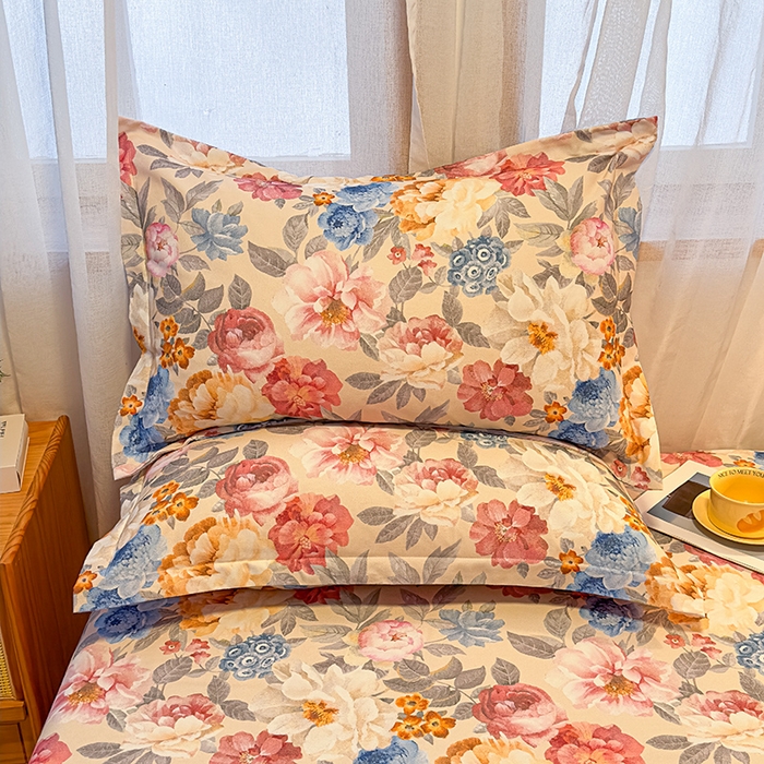 91家纺网 家纺一手货源 找家纺 丝芙妮家居（原乐视家纺） 2025新款全棉磨毛多规格单品床笠 锦簇