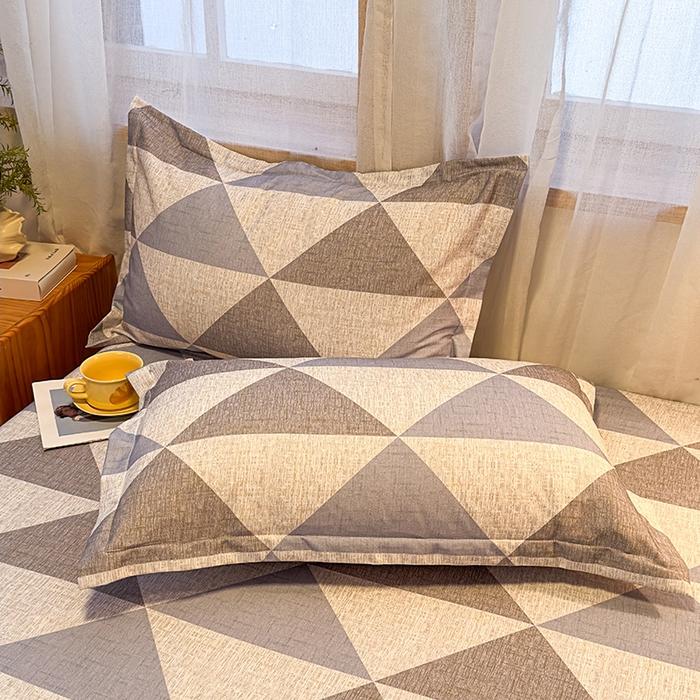 91家纺网 家纺一手货源 找家纺 丝芙妮家居（原乐视家纺） 2025新款全棉磨毛多规格单品床笠 云漫-灰