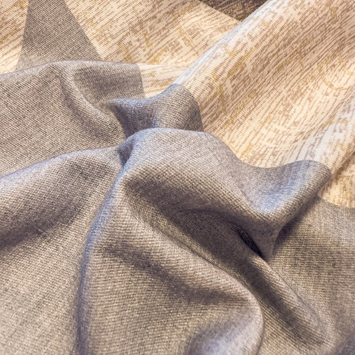 91家纺网 家纺一手货源 找家纺 丝芙妮家居（原乐视家纺） 2025新款全棉磨毛多规格单品床笠 云漫-灰