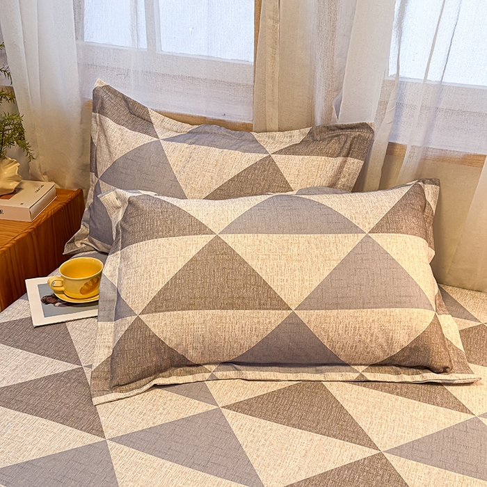 91家纺网 家纺一手货源 找家纺 丝芙妮家居（原乐视家纺） 2025新款全棉磨毛多规格单品床笠 云漫-灰