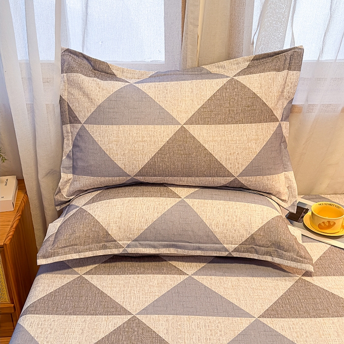 91家纺网 家纺一手货源 找家纺 丝芙妮家居（原乐视家纺） 2025新款全棉磨毛多规格单品床笠 云漫-灰