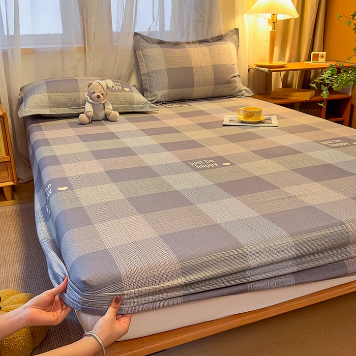 丝芙妮家居（原乐视家纺） 2025新款全棉磨毛多规格单品床笠 格言