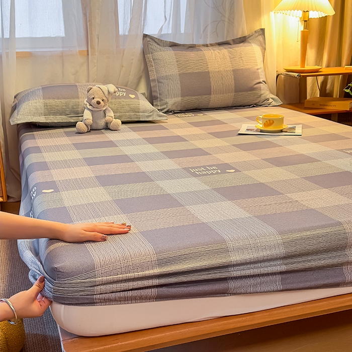 91家纺网 家纺一手货源 找家纺 丝芙妮家居（原乐视家纺） 2025新款全棉磨毛多规格单品床笠 格言