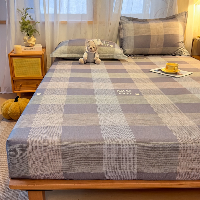 91家纺网 家纺一手货源 找家纺 丝芙妮家居（原乐视家纺） 2025新款全棉磨毛多规格单品床笠 格言