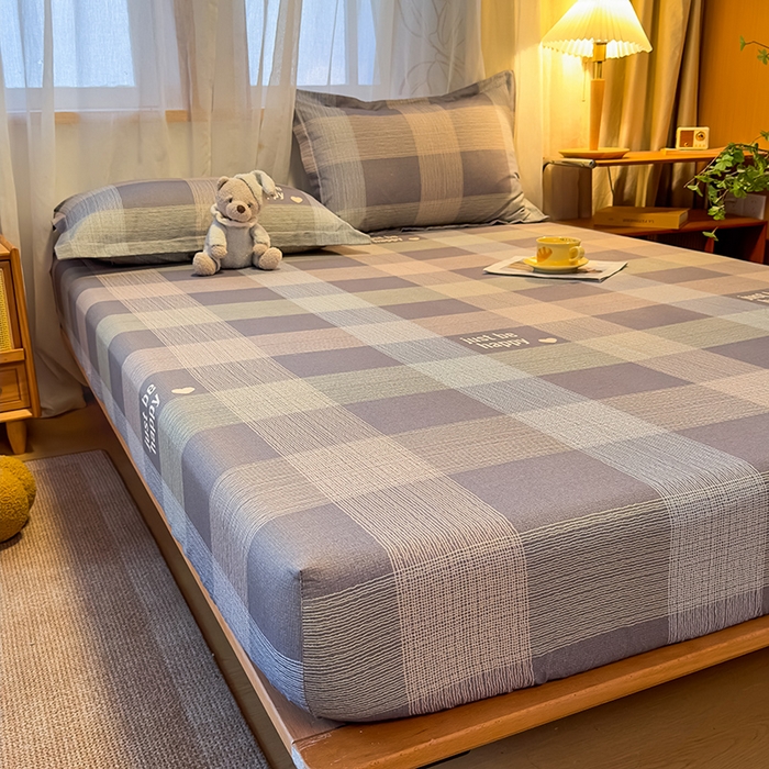 91家纺网 家纺一手货源 找家纺 丝芙妮家居（原乐视家纺） 2025新款全棉磨毛多规格单品床笠 格言