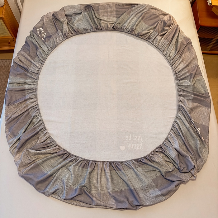 91家纺网 家纺一手货源 找家纺 丝芙妮家居（原乐视家纺） 2025新款全棉磨毛多规格单品床笠 格言