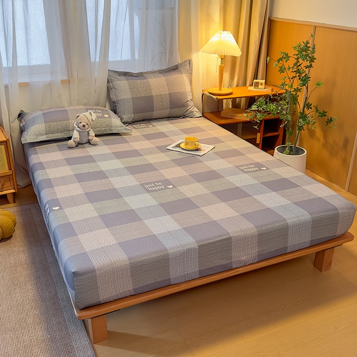 91家纺网 家纺一手货源 找家纺 丝芙妮家居（原乐视家纺） 2025新款全棉磨毛多规格单品床笠 格言