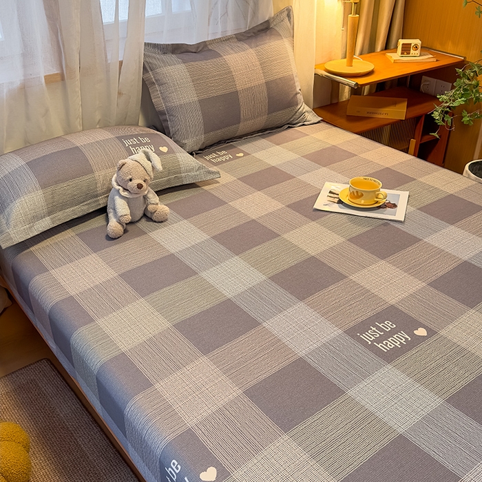 91家纺网 家纺一手货源 找家纺 丝芙妮家居（原乐视家纺） 2025新款全棉磨毛多规格单品床笠 格言